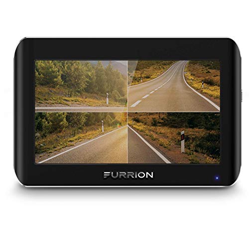 Furrion Vision S - Monitor de 5" de 3 cámaras con visión nocturna IR y amplios ángulos de visión: 1 cámara trasera de aleta de tiburón y 2 laterales FOS05TAEN