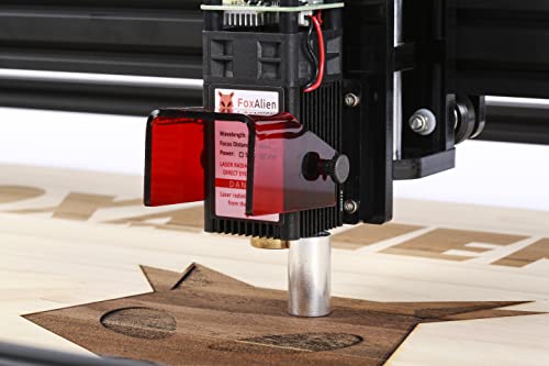 FoxAlien Módulo de grabador de enfoque fijo de 20 W clase 4 450 nm PWM TTL para FoxAlien 3018-SE V2, 4040-XE, LE-4040 CNC máquina de grabado (salida óptica de 5000 mW)