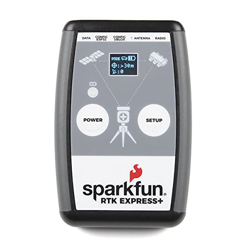 SparkFun RTK Express Plus Kit Geolocalización de alta precisión y topografía toma medidas de grado centímetro, estuche, antena multibanda GNSS L1/L2 y más