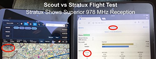 Stratux ADS-B - Receptor de doble banda para aviación, clima y tráfico - WAAS GPS, AHRS, paquete de batería, montaje de succión, antenas, SDR