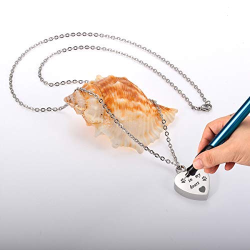 Kit de herramientas de grabado de micrograbador eléctrico, grabador de precisión inalámbrico para hacer joyas de bricolaje, metal, vidrio, madera, cuero con broca de punta de diamante reemplazable