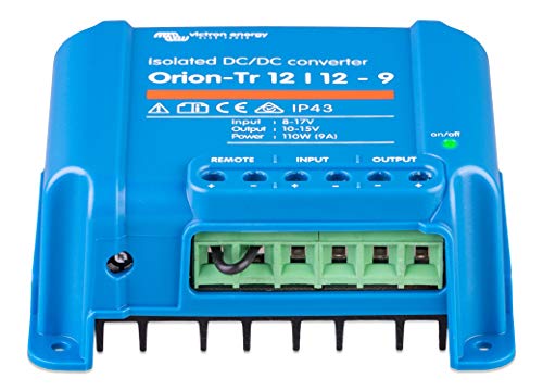 Victron Energy Orion-Tr IP43 Convertidor CC-CC de 12/12 voltios, 9 amperios, 110v aislado