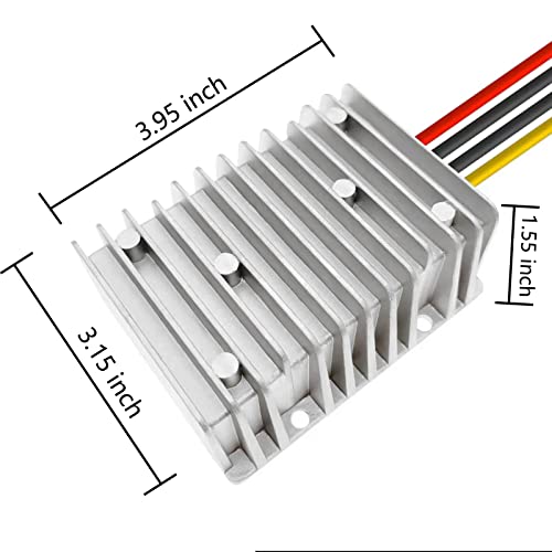 DC 12V a 24V convertidor 20a DC Voltaje Regulador Modulo impermeable para Golf Cart Club Car