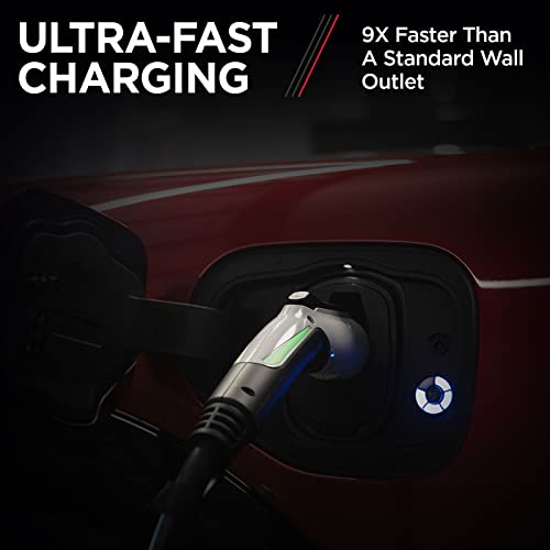 Schumacher SEV1600P650 - Cargador de pared para vehículos eléctricos de nivel 2 (EV), hasta 50 A, 240V Wi-Fi/Bluetooth