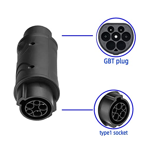 Adaptador GBT 32A 1P / Este adaptador se utiliza para cargar el cargador de coche eléctrico GB/T en cargadores J1772 tipo 1 EV