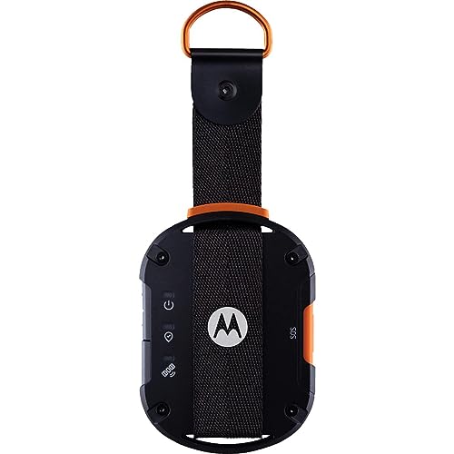 Motorola Defy Satellite Link - Comunicador GPS portátil resistente, mensajero de texto SMS global bidireccional, alerta SOS de emergencia, compatible con Android iOS MDSLEABRONA