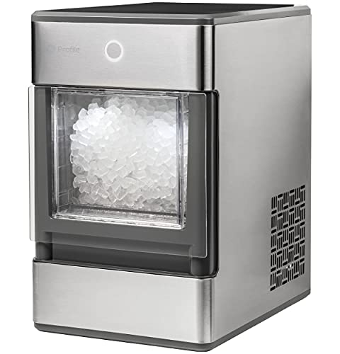 GE Profile Opal Máquina de hielo portátil para encimera | Máquina de hielo portátil hace hasta 24 libras de hielo por día OPAL01GENSS