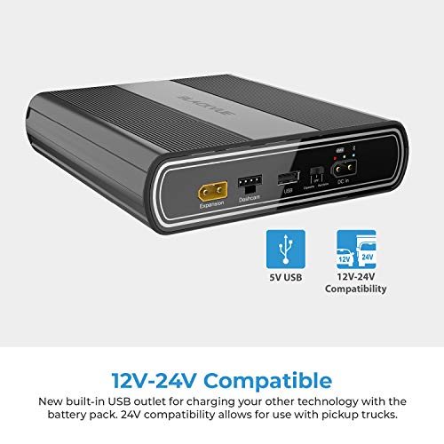 Blackvue B-124X Power Magic Ultra - Batería para vehículo | Prevención de descarga, probador de circuito incluido