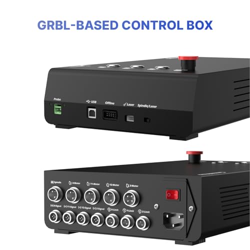 Genmitsu PROVerXL 4030 V2, máquina de enrutador CNC de alta velocidad para madera y metal acrílico PCB MDF, máquina de grabado de 3 ejes con motor de bucle cerrado y tornillo de bola, área de trabajo 400 x 300 x 110 mm