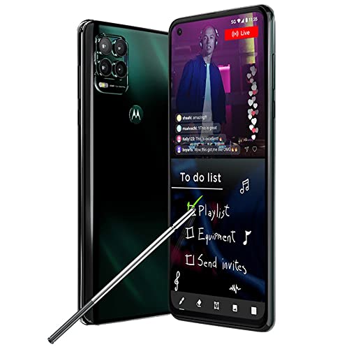 Moto G Stylus 5G | 2021 | Batería de 2 días | Desbloqueado | 4/128 GB | Cámara de 48 MP | Esmeralda cósmica