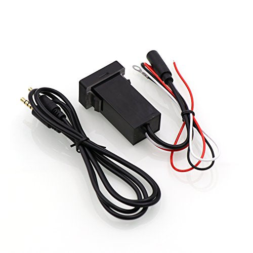 Módulo adaptador de música Bluetooth para automóvil, instalación de panel de salida AUX, uso para Toyota, Camry, Corolla, Yaris, RAV4, Reiz