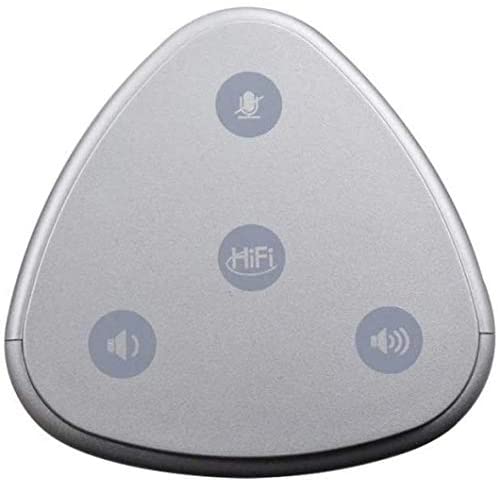 YSX K8 Plug and Play todo en uno, cámara de conferencias, altavoz de conferencias, micrófono para sala de reuniones pequeña, vídeo HD 1080p, lente gran angular de 120, sonido de 360 grados optimizado