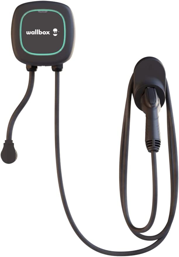 Pulsar Plus Level 2 Cargador inteligente para vehículo eléctrico – 40 Amp NEMA ultra compacto, WiFi, Bluetooth, Alexa y Google Home