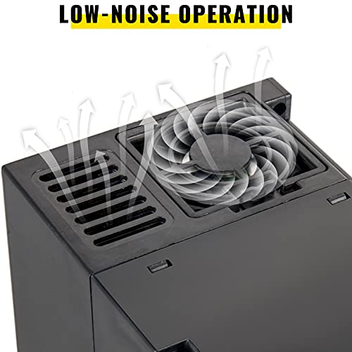 VEVOR VFD 7.5KW, unidad de frecuencia variable 35A, convertidor de inversor de motor CNC VFD 220V, para control de velocidad del motor entrada de 1 - 3 fases, salida de 3 fases