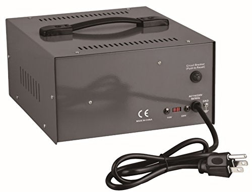 Simran 2000 Watt Step Up/Down Voltage Transformer Converter Box with Built-in Voltage Regulator for 110V-240V