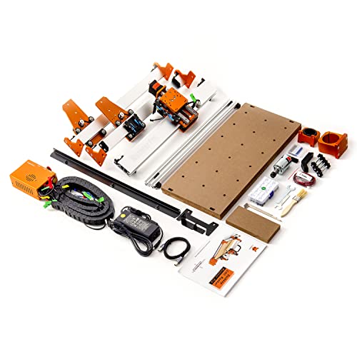 FoxAlien Masuter Pro 4040 - Máquina de enrutador CNC + controlador sin conexión con pantalla táctil