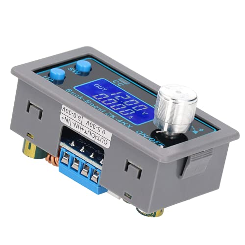 DC Buck Boost Converter Regulador de voltaje variable 0.5-30V 4A 5V 6V 12V 24V Módulo de alimentación Ajustable Voltaje Regulado Laboratorio