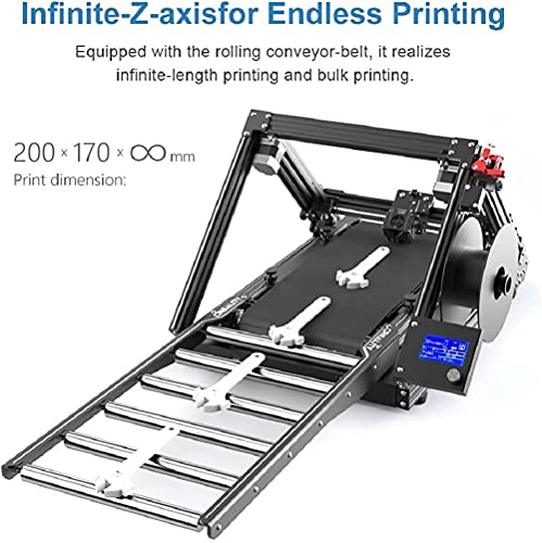 Creality CR-30 Impresora 3D con impresión infinita de eje Z, Creality 3DPrintMill con placa base silenciosa mejorada, sensor de filamento de estructura CoreXY estable y extrusor de metal de doble engranaje