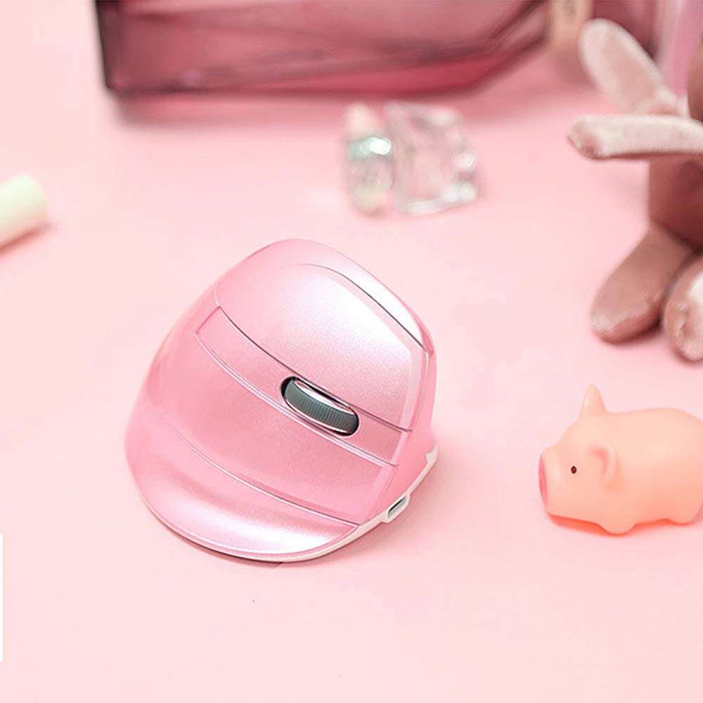 Delux Vertical Mouse with 2.4g RF Dongle and BT 4.0