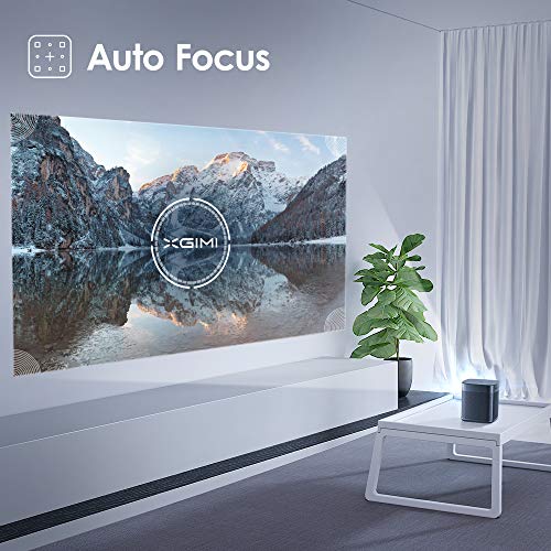 Xgimi Halo True 1080p Full HD Mini proyector portátil Android TV 9.0 5000+ aplicaciones nativas, Harman/Kardon, 800 ANSI Lumen al aire libre WiFi Bluetooth