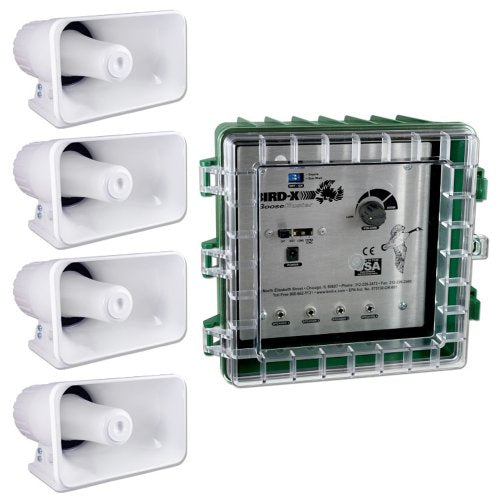 Bird-X GooseBuster repelente electrónico de ganso, cubre 7 hectáreas GB