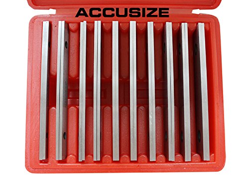 Accusize - Juego de 10 Pares de Paralelas de Precisión 1/8" x 6" EG10-1400