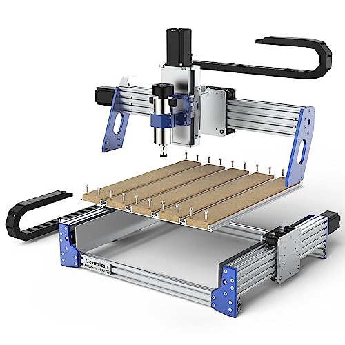 Genmitsu PROVerXL 4030 V2, máquina de enrutador CNC de alta velocidad para madera y metal acrílico PCB MDF, máquina de grabado de 3 ejes con motor de bucle cerrado y tornillo de bola, área de trabajo 400 x 300 x 110 mm