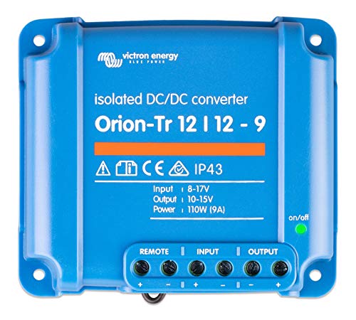 Victron Energy Orion-Tr IP43 Convertidor CC-CC de 12/12 voltios, 9 amperios, 110v aislado