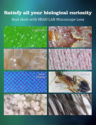 Microscopio de teléfono con lente CPL/luz LED, microscopio de bolsillo 200X con clip universal para teléfono compatible con iPhone/teléfono Android: el mejor microscopio portátil para disfrutar de Microworld para niños y adultos