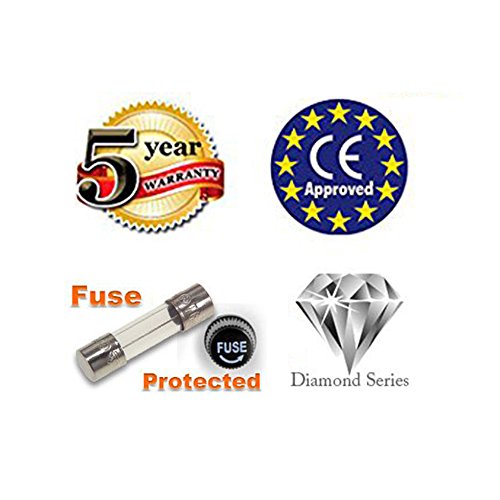 Dynastar conversor y transformador de voltaje hacia arriba y hacia abajo 110-220 a 220-240v 5500W resistente, bobina extra durable