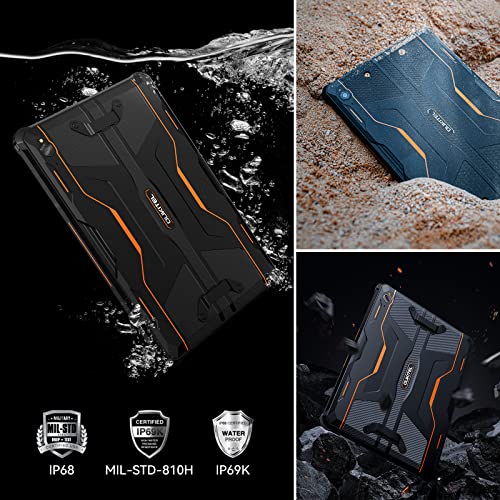 OUKITEL RT2 Tablet RUGGED 10.1" (2022) Android 12, 8 núcleos de 8 GB RAM + 128 GB IP68, IP69K / Dual SIM/OTG, giroscopio y amplificador