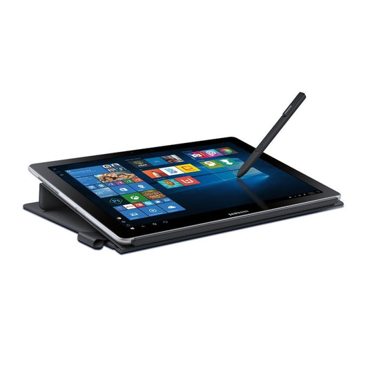 Samsung 2018 Galaxy Book 12" SM-W723NFHD + 2 en 1 tablet con pantalla táctil Ordenador portátil, Intel Core i5-7200U hasta 3.10GHz, 8GB de RAM, 256GB SSD, CA WIFI, Bluetooth 4.1, USB Type-C, KB desmontable, Windows 10 Pro