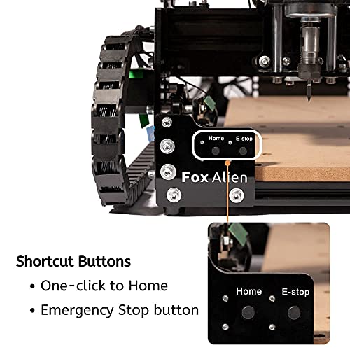 FoxAlien Masuter CNC Router Machine + Kit de actualización de husillo de 300 W