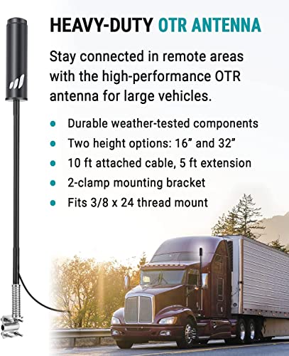 SureCall Fusion2Go OTR - Amplificador de señal de teléfono celular para camiones, camionetas de trabajo, flotas, aumenta 5G/4G LTE