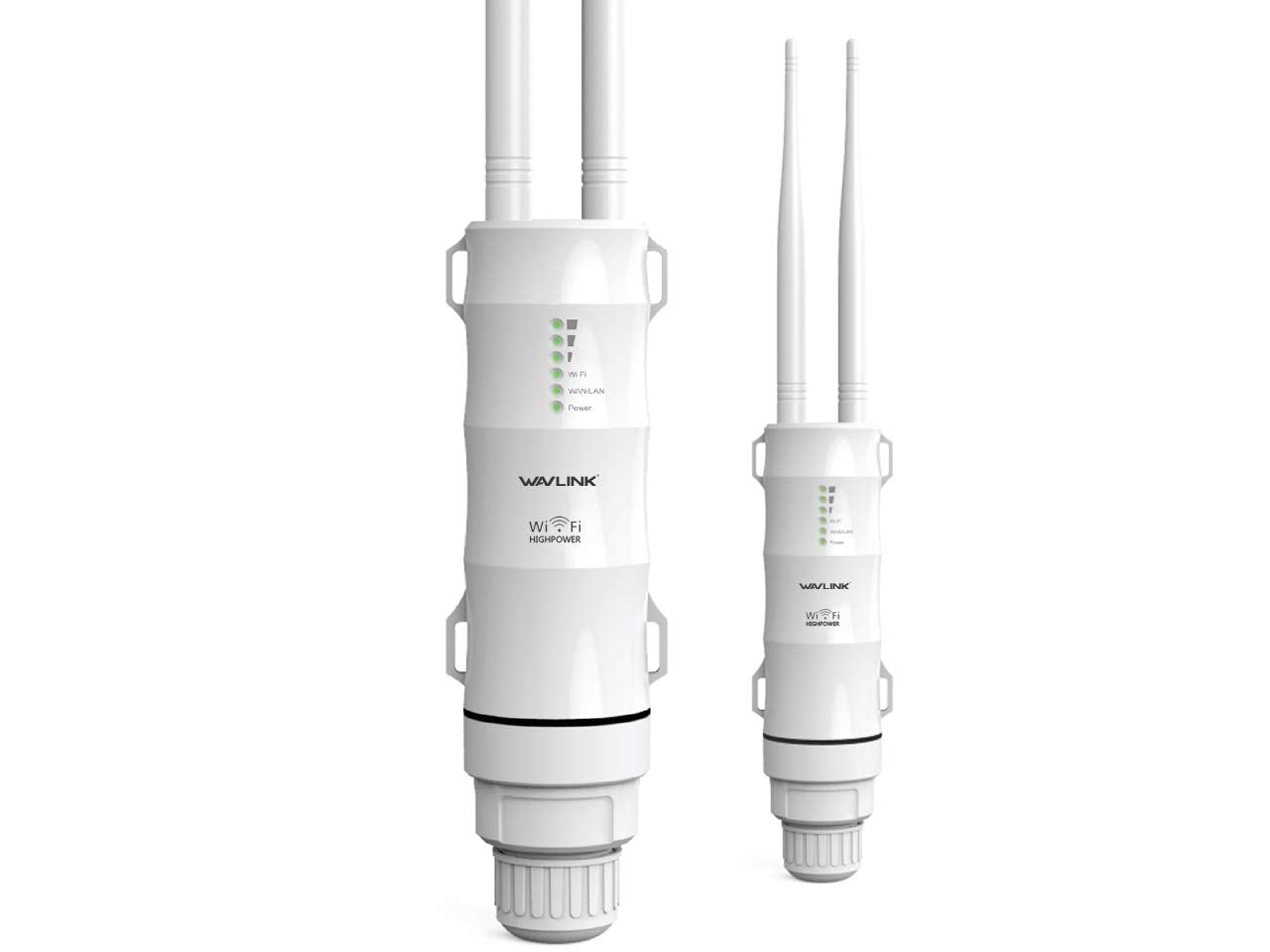 WAVLINK Extensor de enrutador WiFi AC600 punto de acceso WiFi al aire libre, banda dual de alta potencia 2.4+5G 600 Mbps AP/Wi-Fi extensor de alcance 3 en 1,