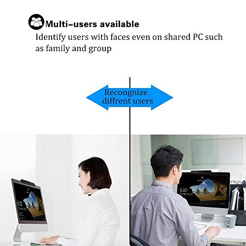 Kaysuda Face Recognition USB IR Camera for Windows Hello Windows 11 RGB 720P Webcam with Microphone Streaming