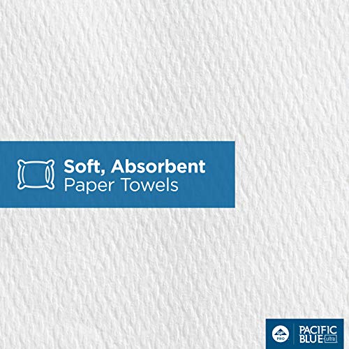 Pacific Blue Ultra Automated Paper Towel Dispenser Starter Kit by GP PRO (Georgia-Pacific), 59535, Contains 1 Black Automated Paper Towel Dispenser (59590) and 1 White Roll Paper Towel (26491)