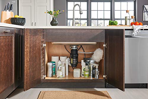 Moen GT50C Prep Series 1/2 caballos de fuerza de alimentación continua eliminación de basura con tecnología Fast Track, cable de alimentación incluido