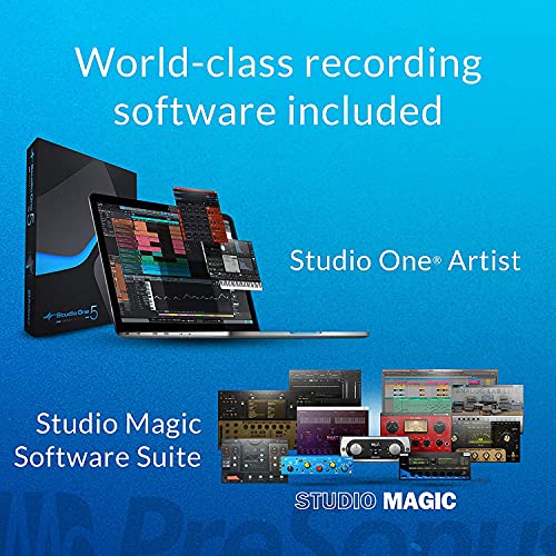 PreSonus - AudioBox USB 96 edición 25º aniversario con Studio One Artist y Ableton Live Lite, software de grabación DAW