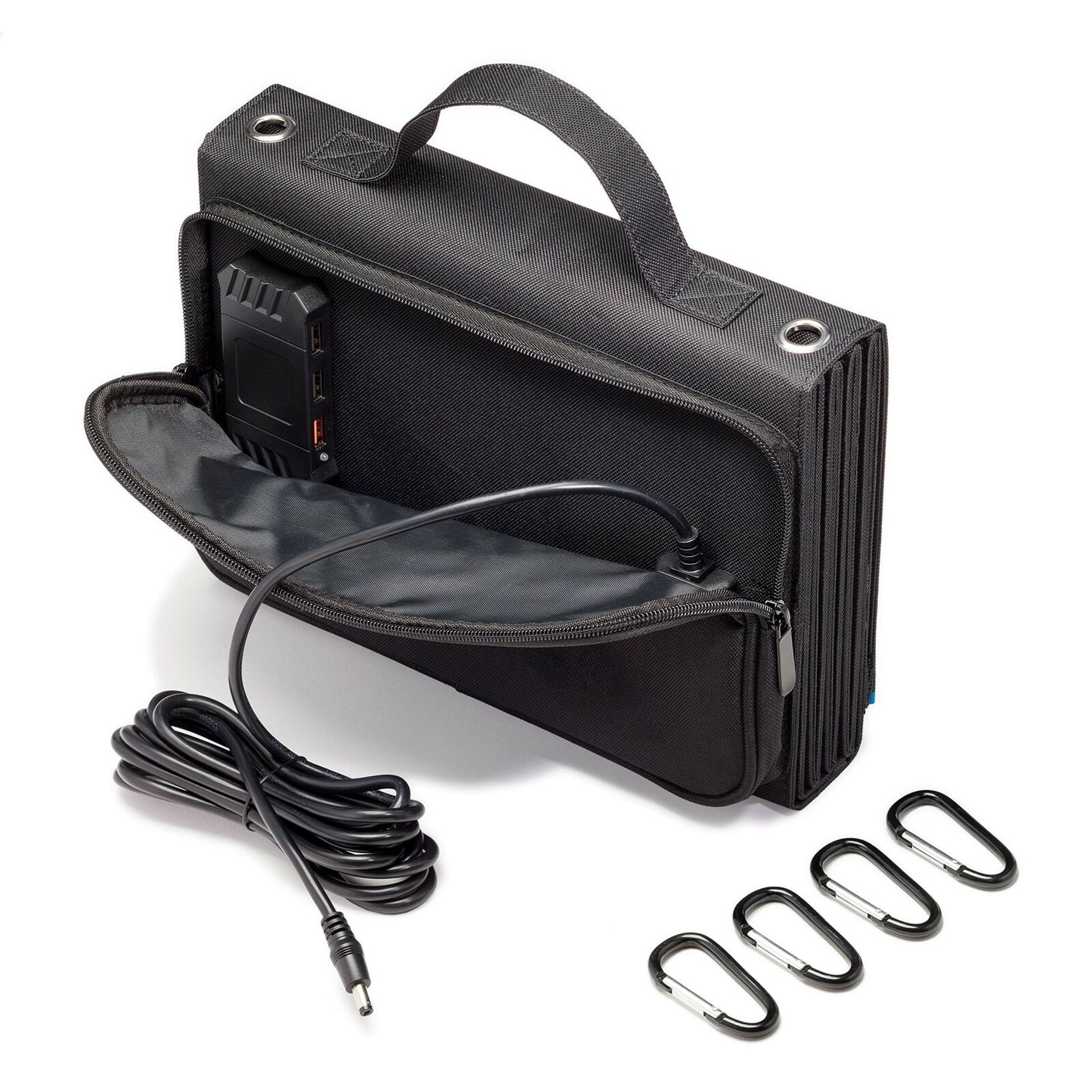 Compact Solar Generator: 60W Solar Panel 155Wh Lithium Ion Battery