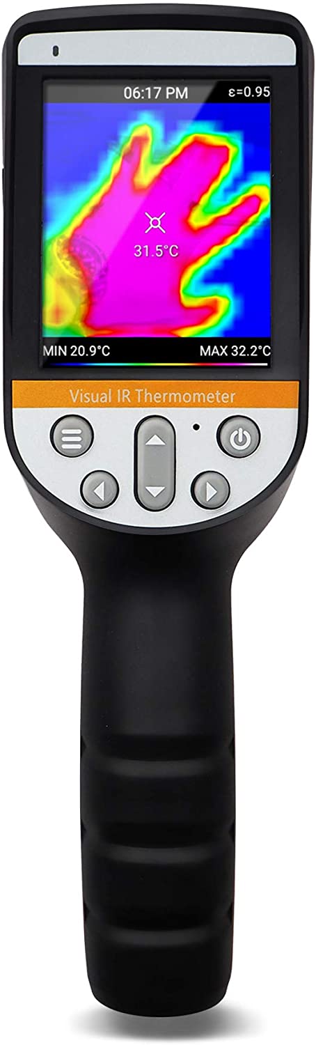 PerfectPrime IR0280, cámara térmica infrarroja y cámara de luz visible/grabación de vídeo 1024 píxeles y rango de temperatura de -22 ~ 1832°F