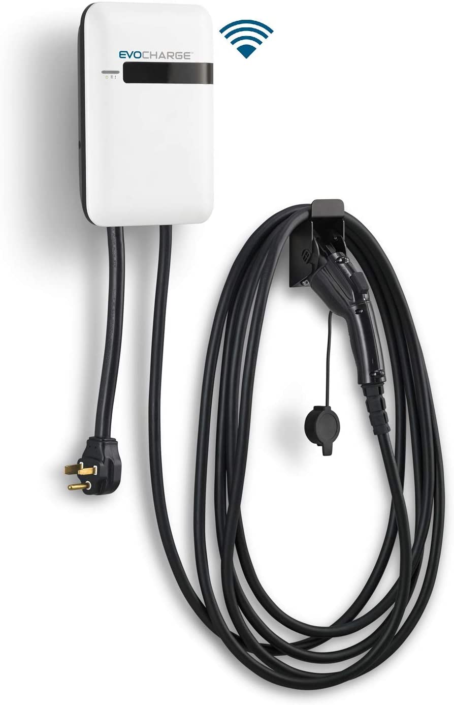 EVoCharge - Estación o cargador EV de nivel 2 de 240 voltios o 32A UL y EVSE, incluye montaje para pared y es portátil EVC3AB0B2E1A1
