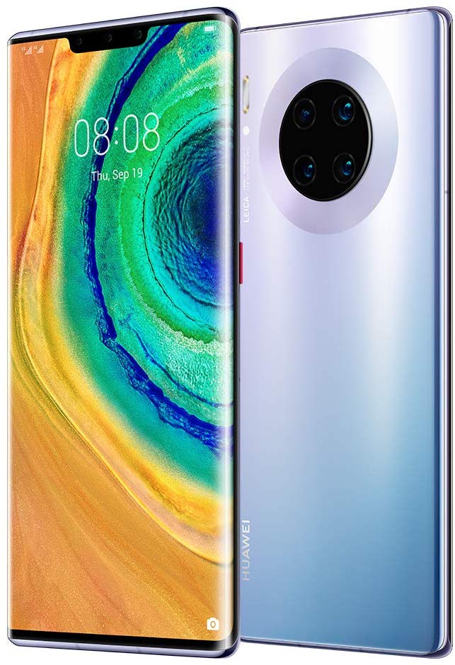 HUAWEI Mate 30 Pro - Smartphone con Pantalla Curva de 6.53" (Kirin 990, 8 + 256 GB, Cuádruple cámara Leica, Batería de 4500 mAh, EMUI10), Color Space Silver + MediaPad M6 10.8" 64GB Titanium Grey