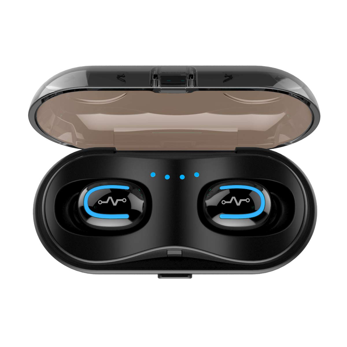 True Wireless Earbuds in-Ear Stereo Bluetooth Headphones Noise Cancelling Headsets Earphones Mini Wireless Headphone V5.0 Bluetooth Earbuds