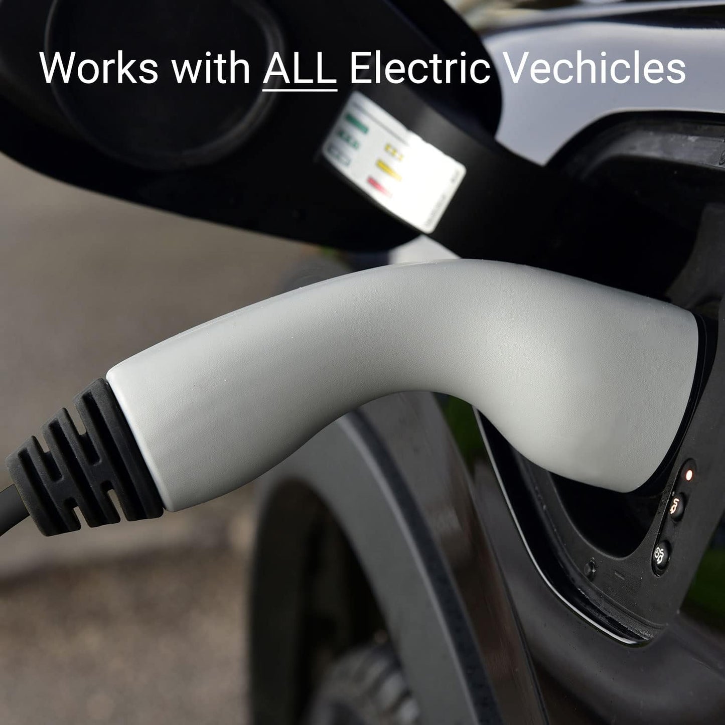 EMPORIA ENERGY Cargador Inteligente para vehículos eléctricos, 48 A, Nivel 2, Energy Star/UL, NEMA 14-50 o Cable Duro, Cable de 25 pies, EVSE para Interiores y Exteriores