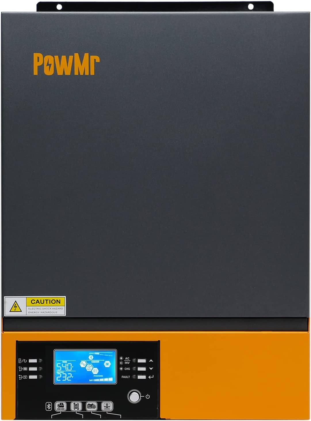 PowMr - Inversor de onda sinusoidal híbrida 3000W 24V CC a 230 V CA con driver de carga MPPT, servicio de soporte de utilidad/generador/carga solar