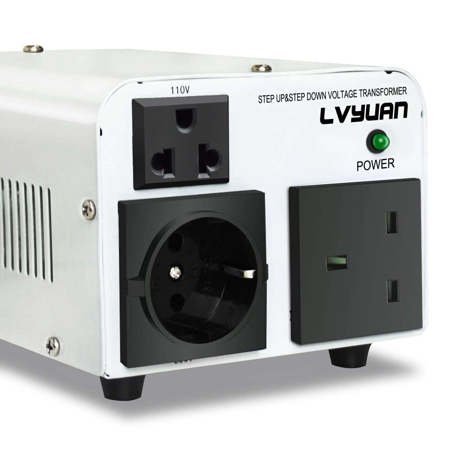 Transformador convertidor de Voltaje de 800 W, Convierte 110 V/120 V a 220 V/240 V o Convierte 220 V/240 V a 110 V/120 V para Viajes, protección contra disyuntores