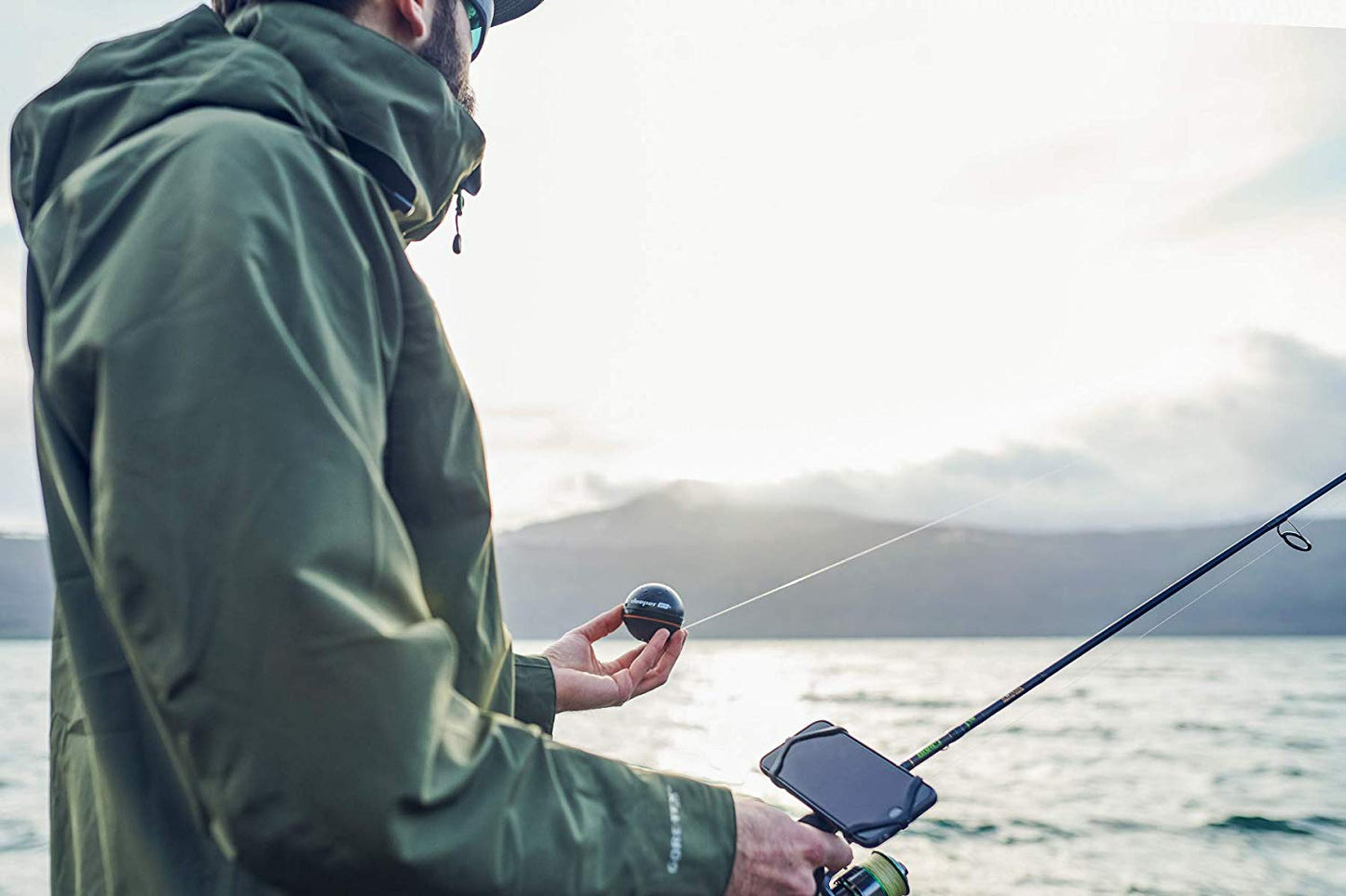 Deeper PRO+ Smart Sonar - GPS Portable Wireless Wi-Fi Fish Finder for Shore and Ice Fishing