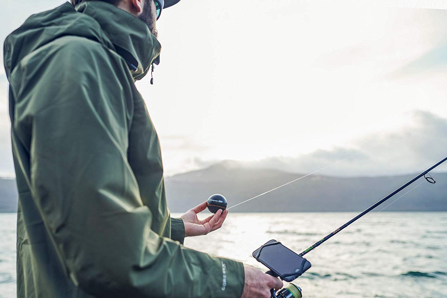 Deeper PRO+ Smart Sonar - GPS Portable Wireless Wi-Fi Fish Finder for Shore and Ice Fishing