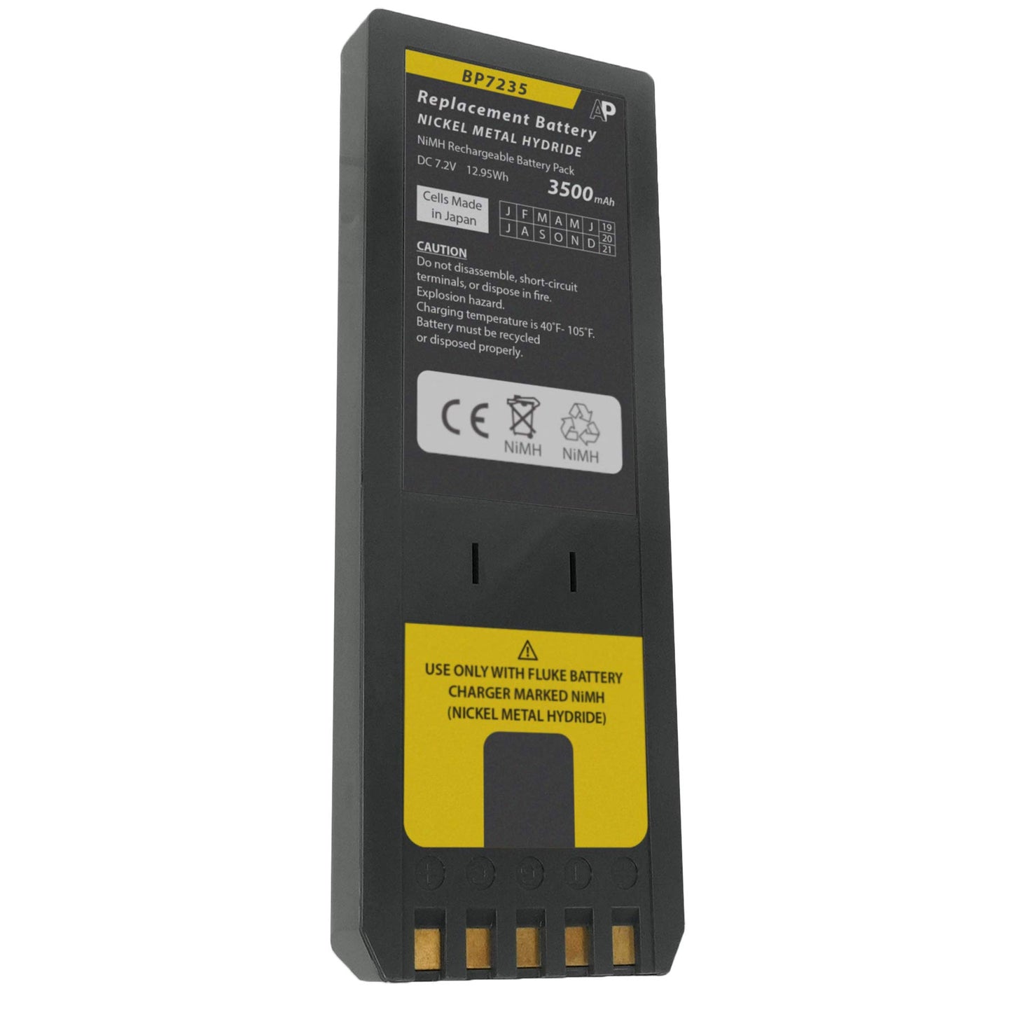 Batería de repuesto para Fluke Calibrator 700 y 740 Series, 860 Series y DSP-400 Series